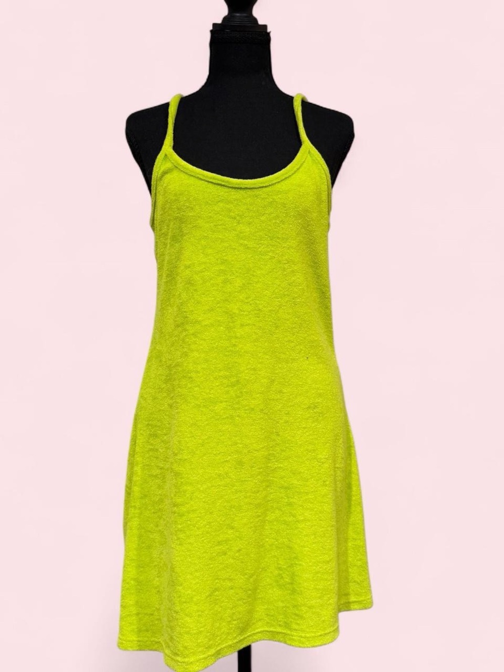 Neon Mini Dress and Swimsuit Coverup